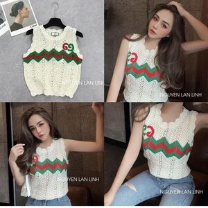 Women's Sleeveless Sweater Vest 2026 Summer Crew Neck Ribbed Knit NEW Size XS